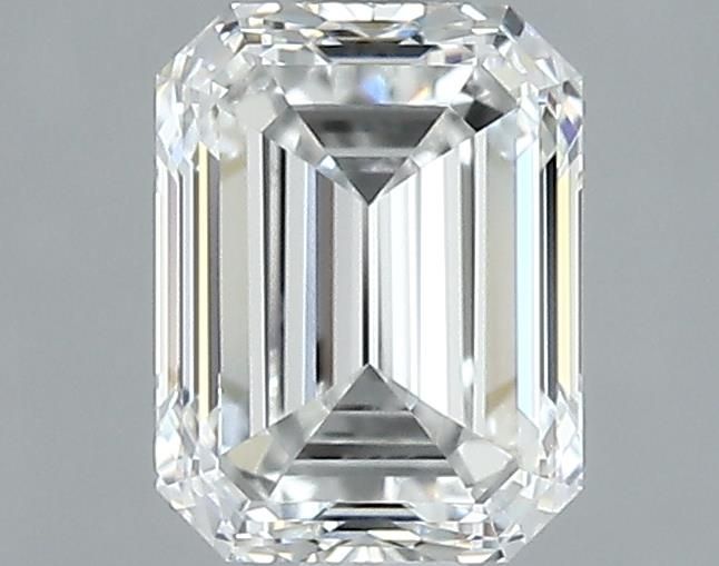 0.9ct Emerald F IF Natural Diamond