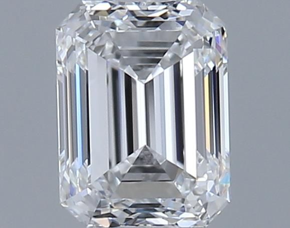 0.7ct Emerald D IF Natural Diamond