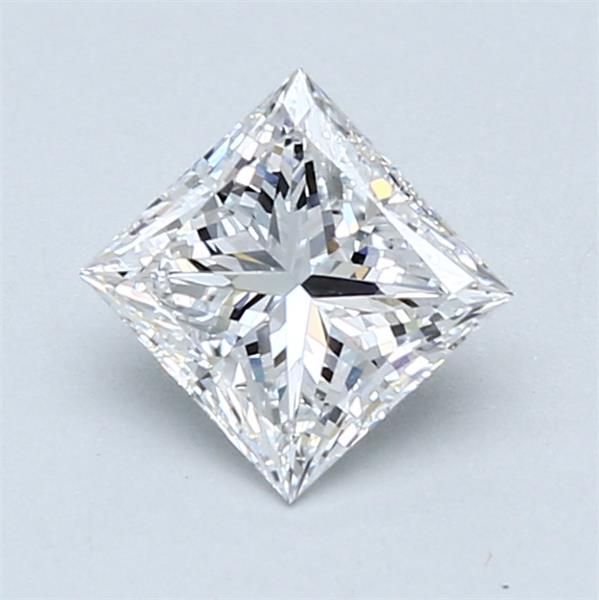 0.92ct Princess D IF Natural Diamond