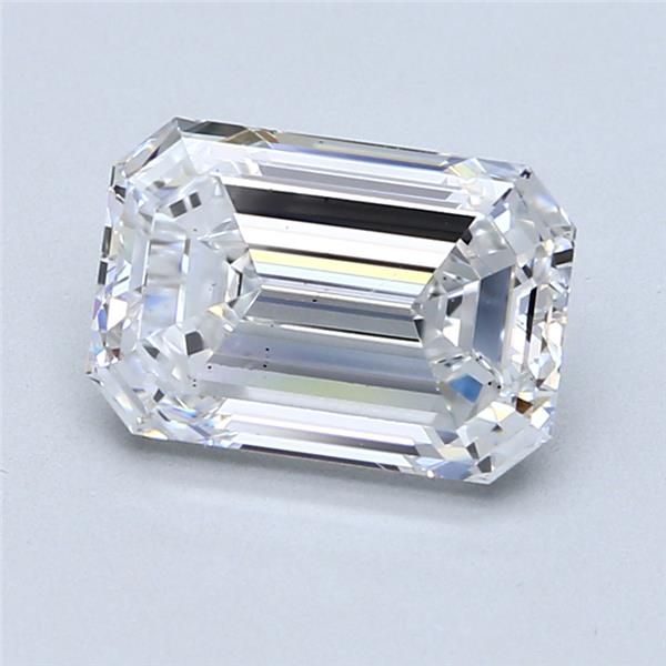 2.72ct Emerald D VS2 Natural Diamond