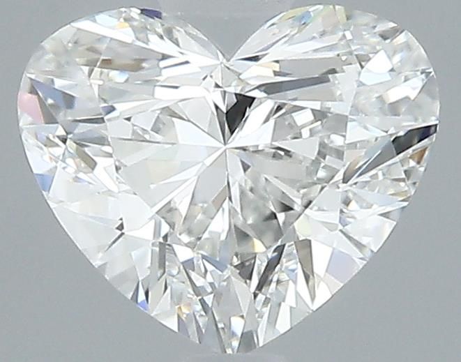 0.7ct Heart F IF Natural Diamond