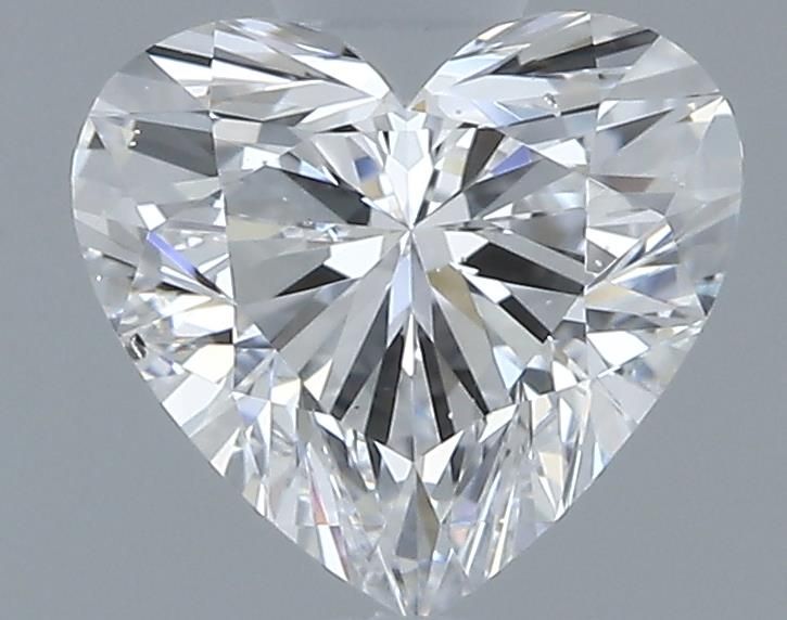 0.7ct Heart D SI1 Natural Diamond