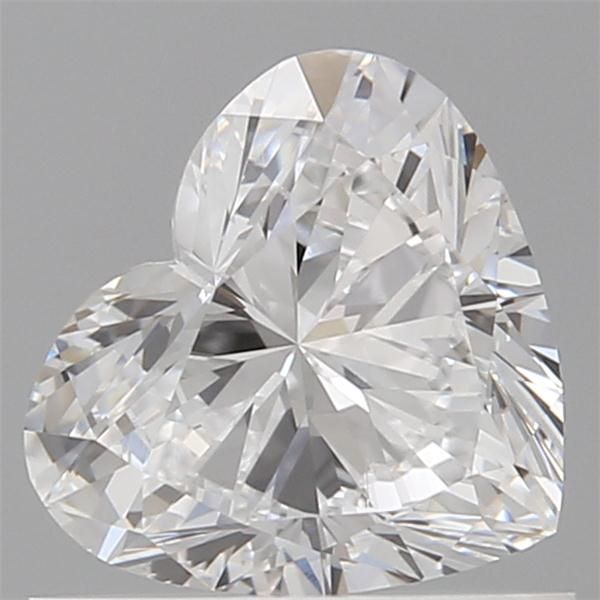 0.7ct Heart D VVS1 Natural Diamond