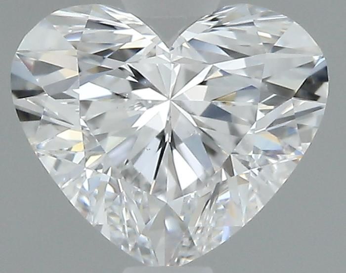 0.65ct Heart D VS2 Natural Diamond