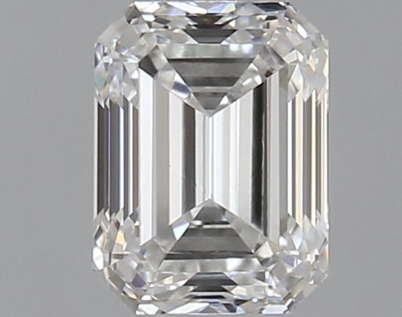 0.7ct Emerald F VVS2 Natural Diamond