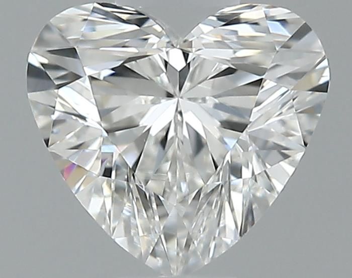 0.63ct Heart F VS2 Natural Diamond