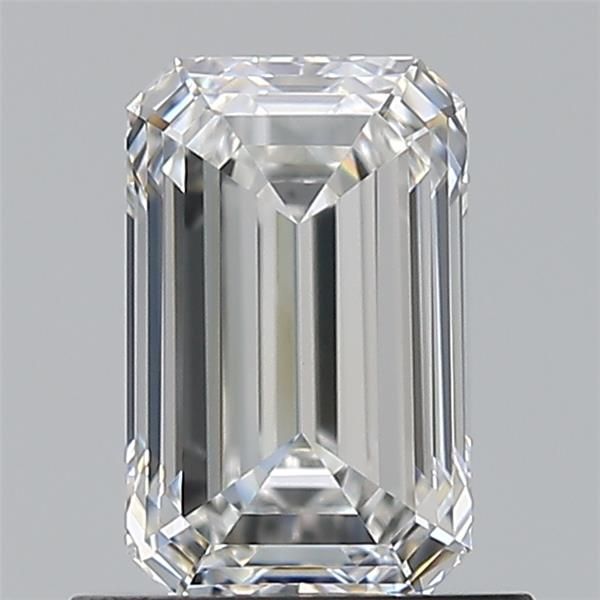 0.9ct Emerald F VVS2 Natural Diamond