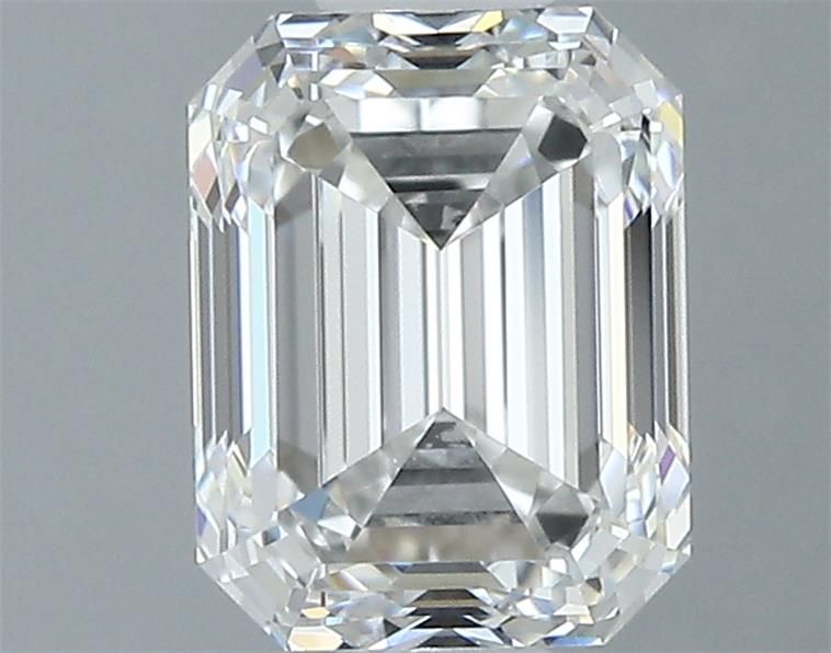 0.9ct Emerald F IF Natural Diamond