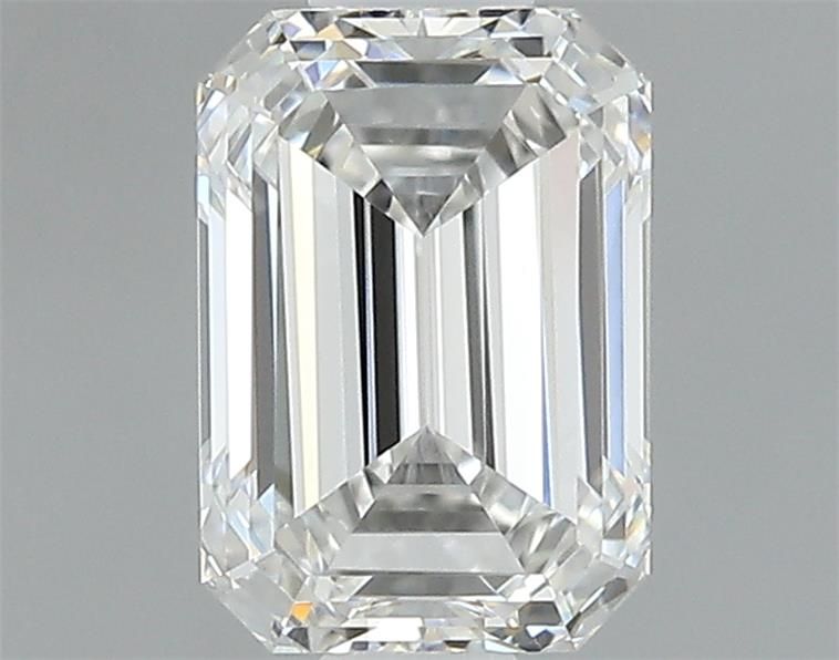0.91ct Emerald F IF Natural Diamond