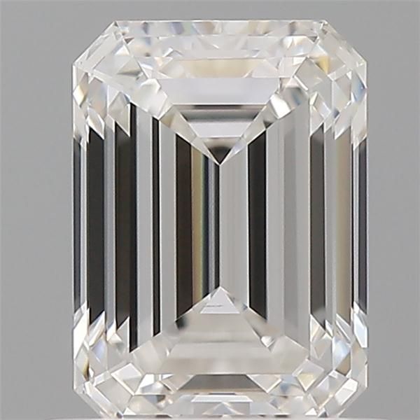 0.71ct Emerald F SI2 Natural Diamond