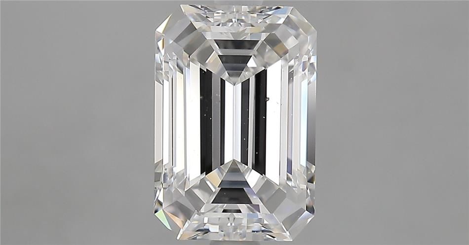 2.7ct Emerald D SI1 Natural Diamond