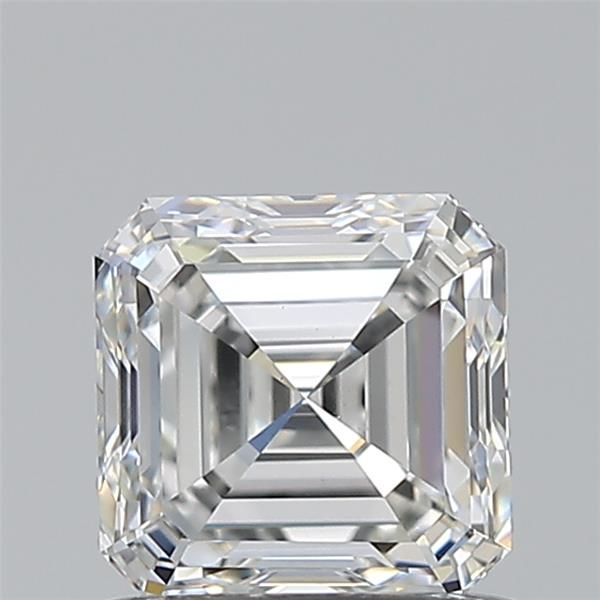 0.9ct Asscher F VS2 Natural Diamond