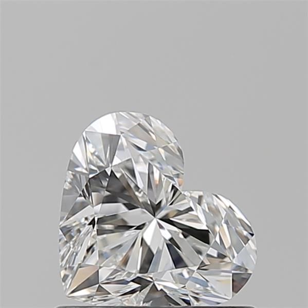 0.74ct Heart F VVS1 Natural Diamond