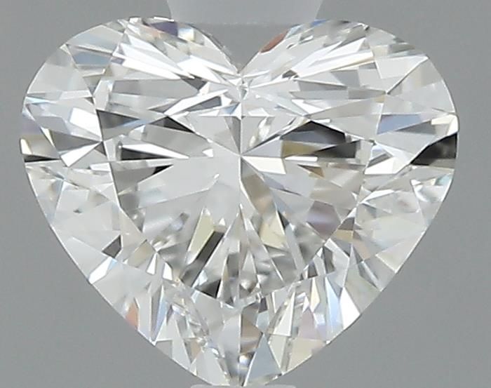 0.71ct Heart F IF Natural Diamond