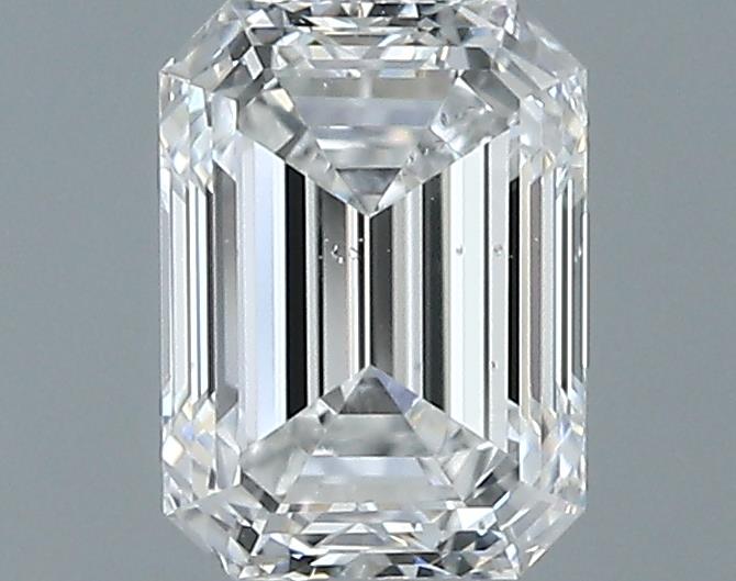 0.7ct Emerald D SI1 Natural Diamond