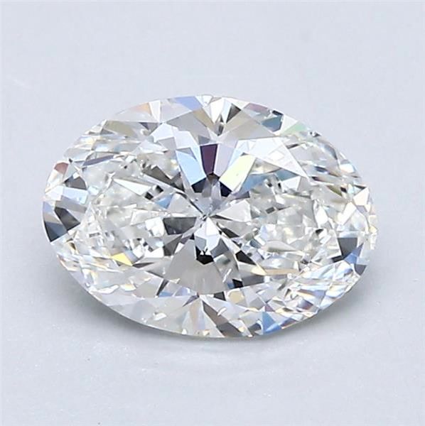 1.01ct Oval F SI1 Natural Diamond