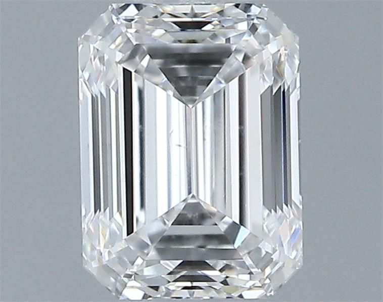 0.7ct Emerald E SI1 Natural Diamond