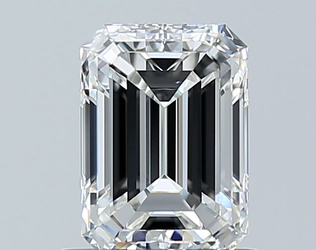 1.01ct Emerald F VS2 Natural Diamond