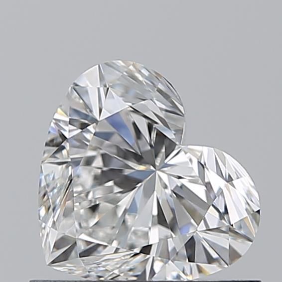 0.72ct Heart F VVS1 Natural Diamond