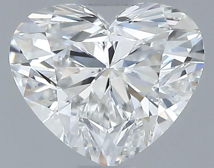 0.8ct Heart F VVS1 Natural Diamond