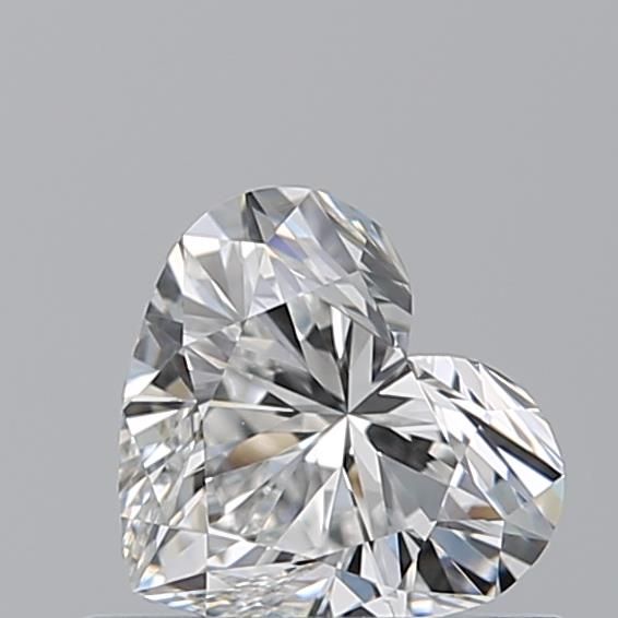 0.53ct Heart F VVS1 Natural Diamond