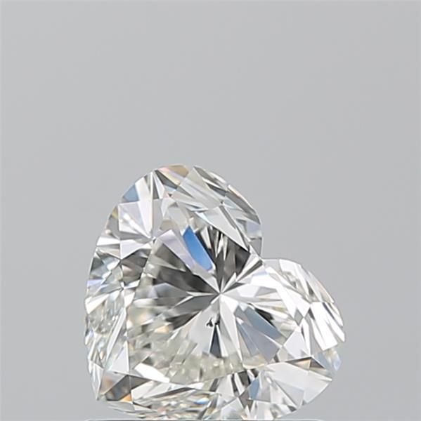 0.9ct Heart J SI1 Natural Diamond