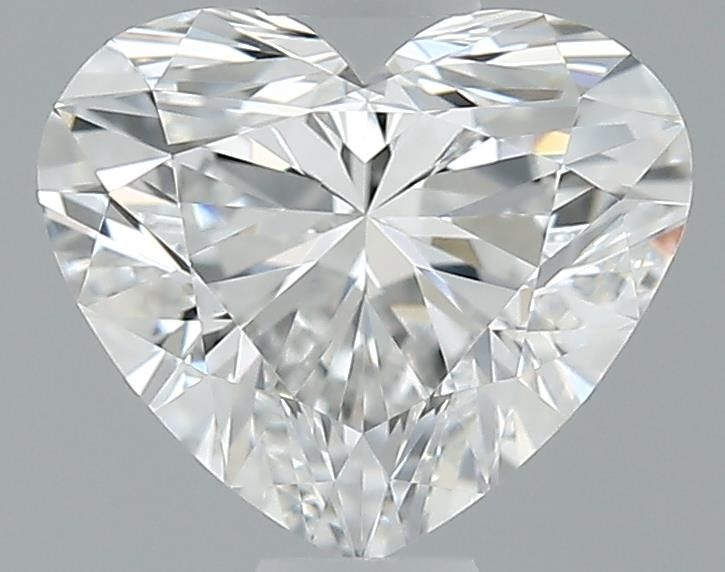 0.74ct Heart F VVS1 Natural Diamond