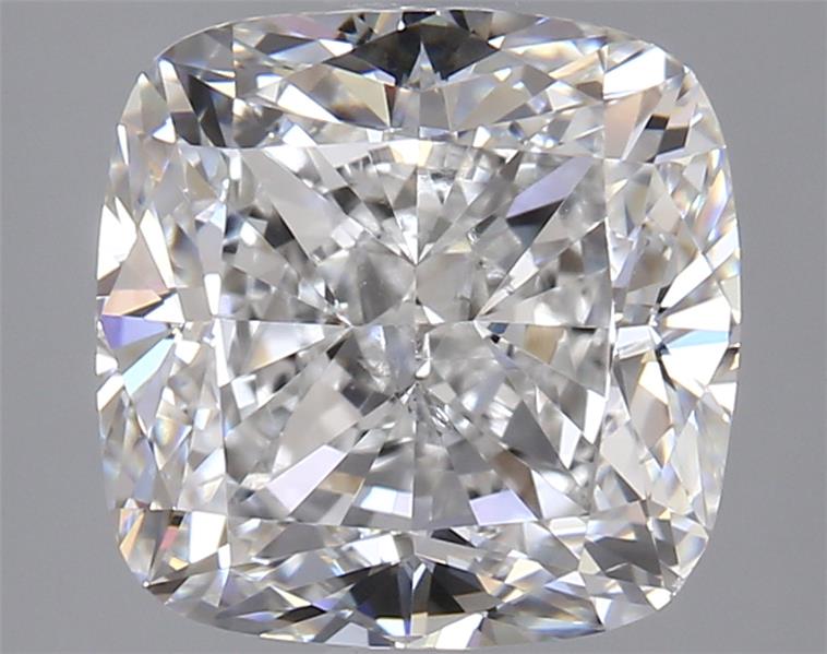 3ct Cushion F SI2 Natural Diamond