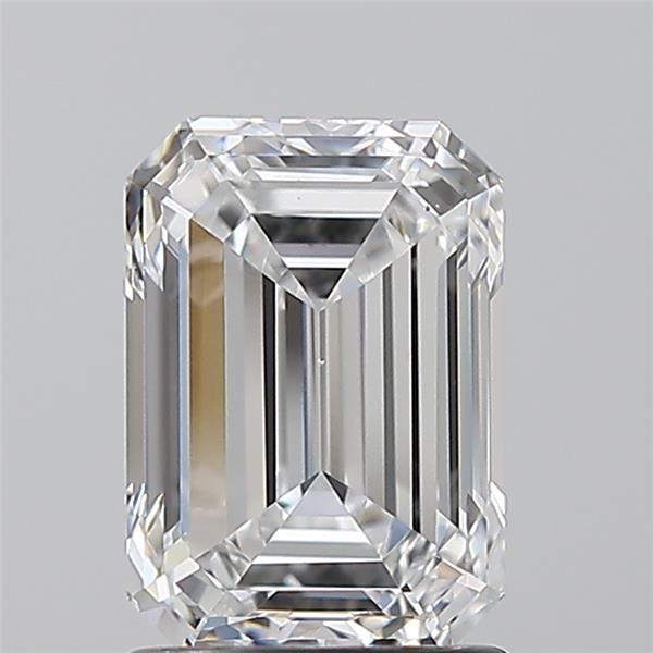 1.7ct Emerald D VS2 Natural Diamond