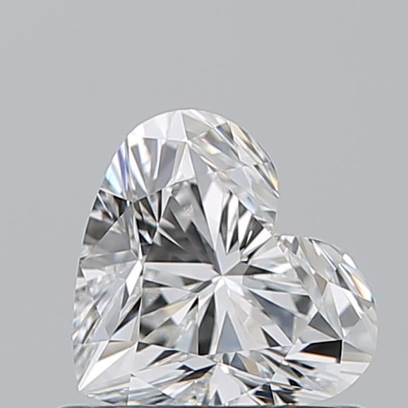 0.71ct Heart F IF Natural Diamond