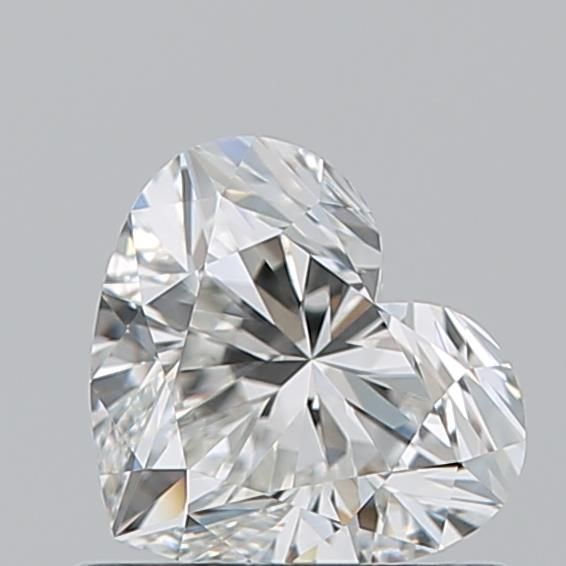 0.74ct Heart G VVS2 Natural Diamond