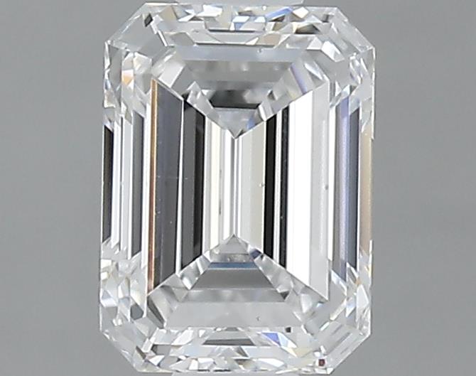0.7ct Emerald D SI1 Natural Diamond