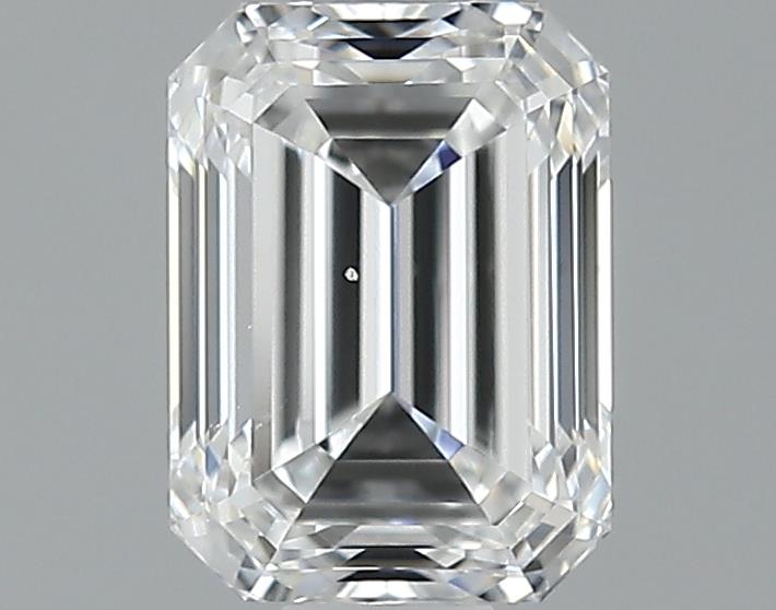 0.76ct Emerald D SI1 Natural Diamond