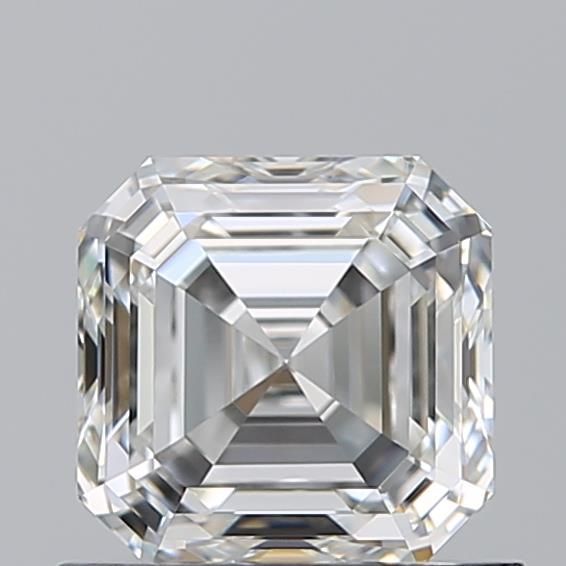 0.9ct Asscher G VVS2 Natural Diamond
