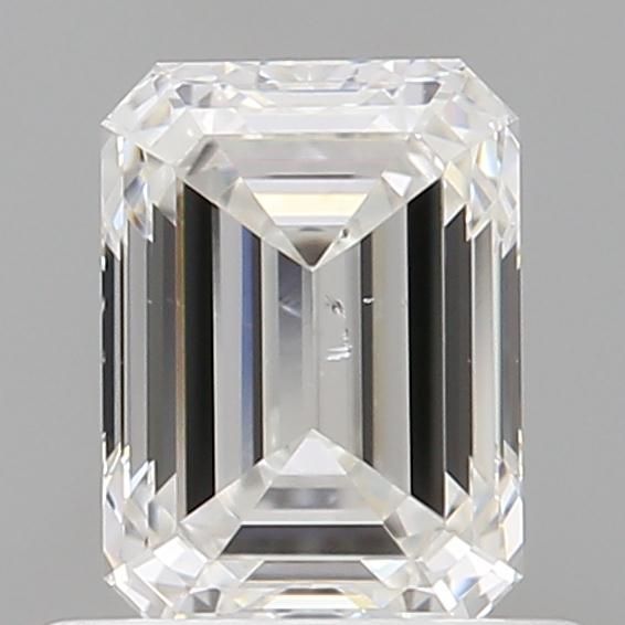 0.7ct Emerald E SI1 Natural Diamond