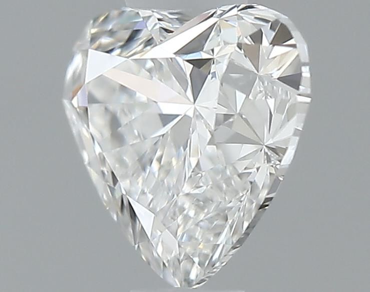 0.59ct Heart F VVS2 Natural Diamond