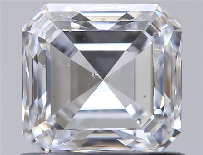 0.91ct Asscher D SI1 Natural Diamond