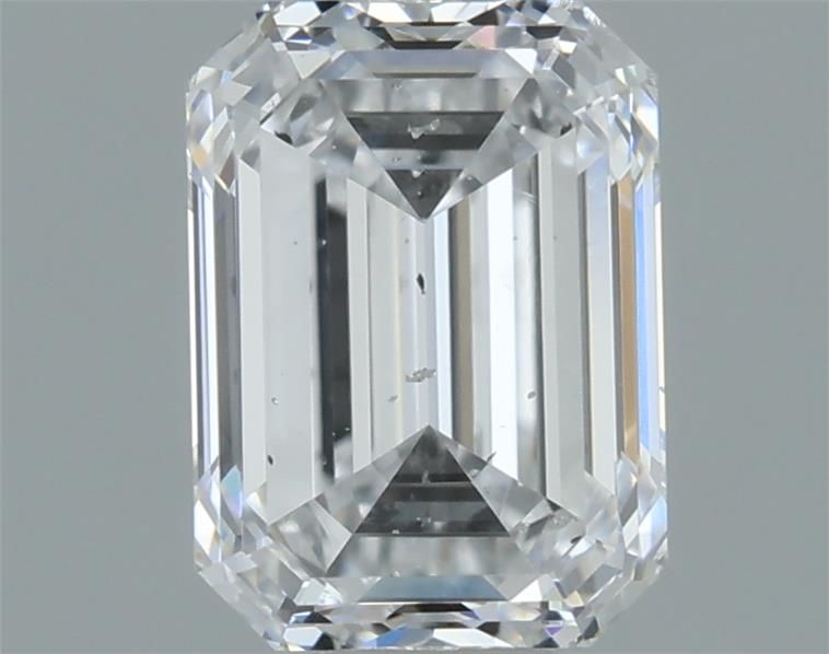 0.7ct Emerald D SI2 Natural Diamond