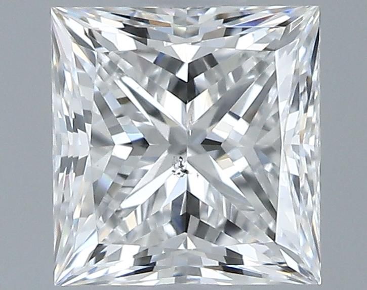 0.9ct Princess E SI1 Natural Diamond