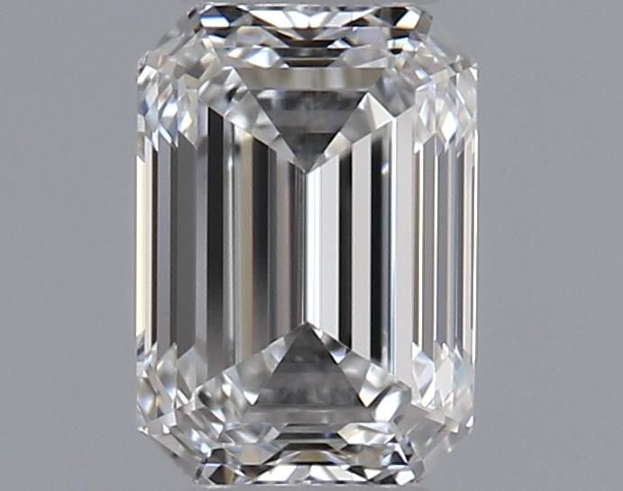 0.6ct Emerald F IF Natural Diamond