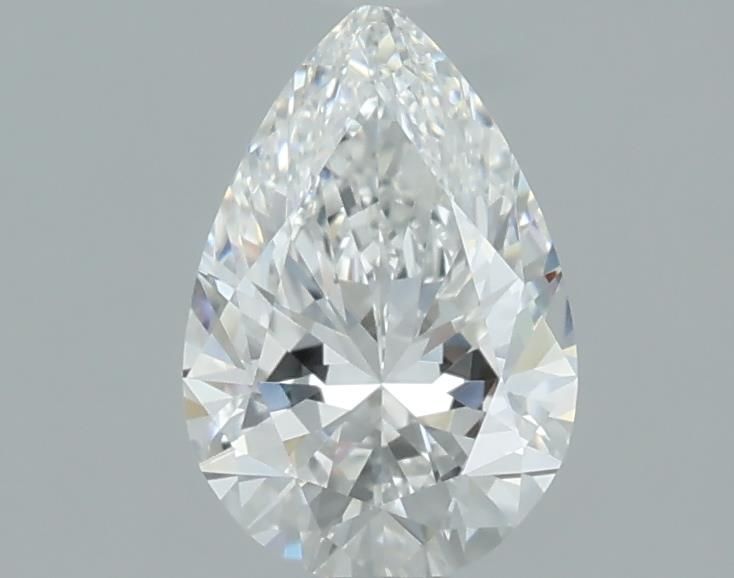 0.77ct Pear F IF Natural Diamond