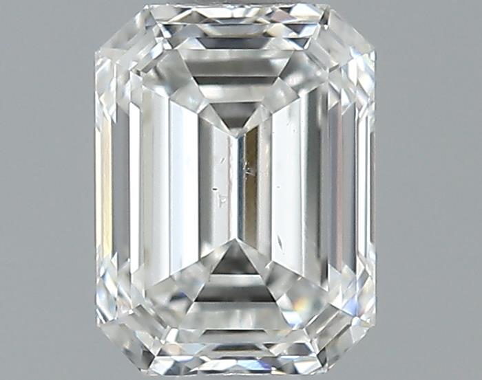 0.7ct Emerald F VS2 Natural Diamond