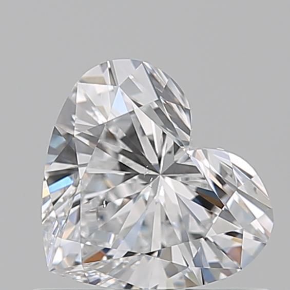 0.7ct Heart D SI1 Natural Diamond