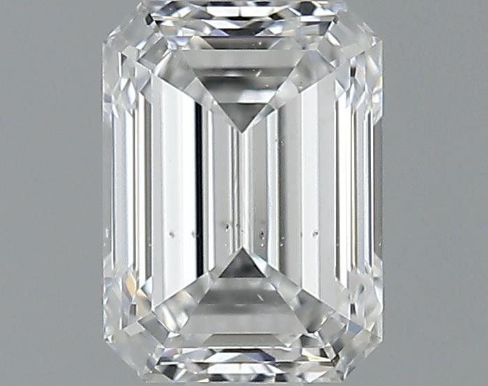 0.8ct Emerald F SI1 Natural Diamond