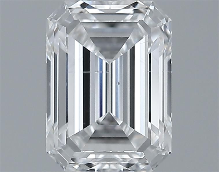 0.7ct Emerald D SI1 Natural Diamond