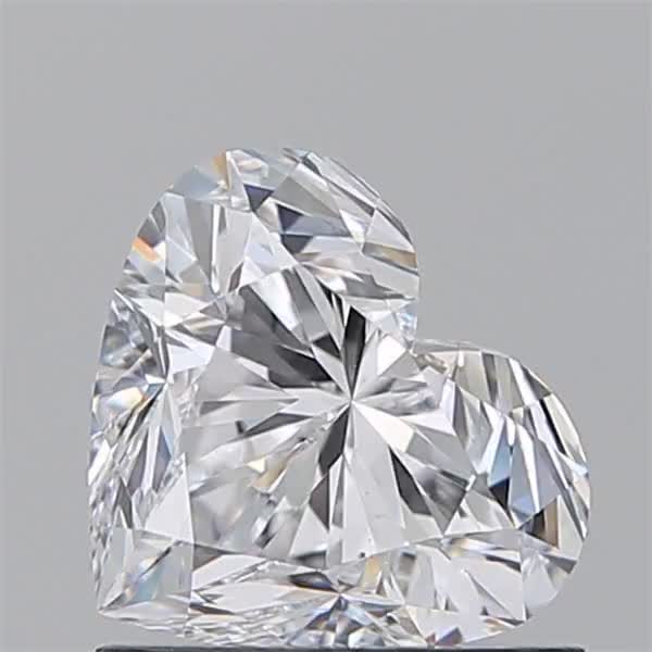 1.03ct Heart D VS2 Natural Diamond