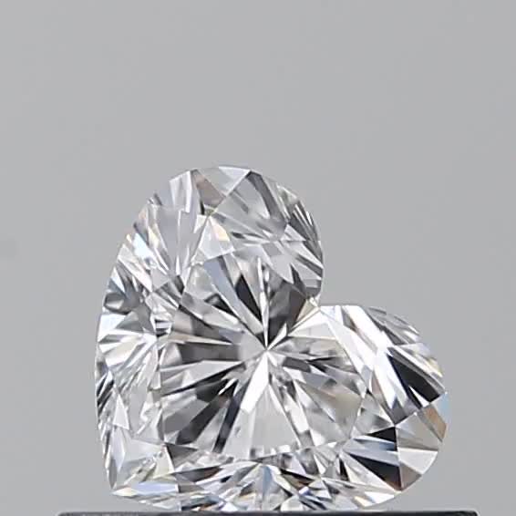 0.5ct Heart D VVS1 Natural Diamond