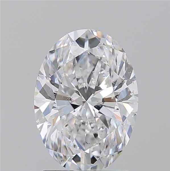 2.21ct Oval D SI2 Natural Diamond