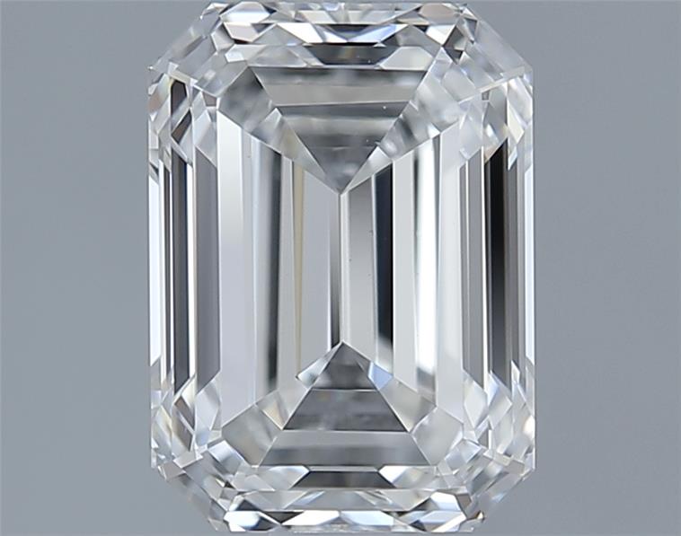 2.01ct Emerald F VVS2 Natural Diamond