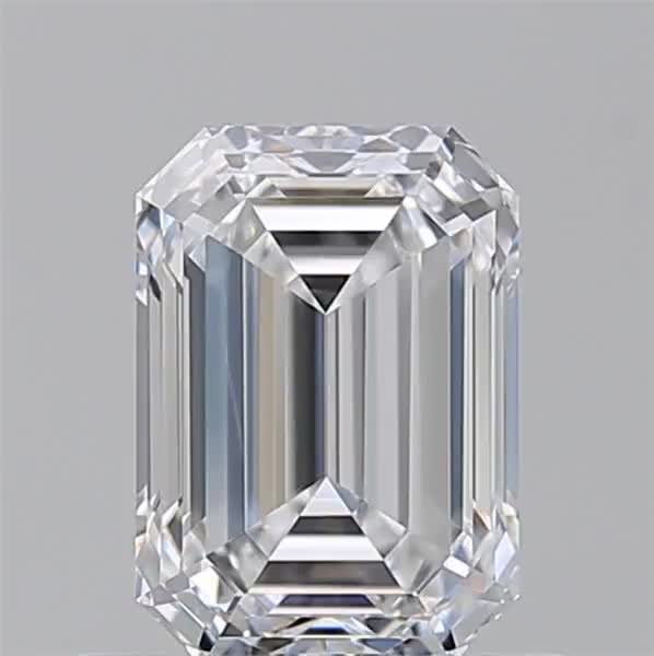 0.91ct Emerald D IF Natural Diamond